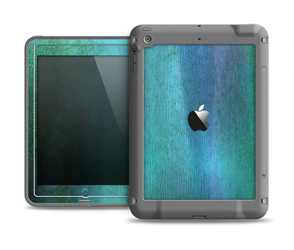 The Vivid Green Watercolor Panel Apple iPad Mini LifeProof Fre Case Skin Set