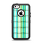 The Vivid Green and Yellow Woven Pattern Apple iPhone 5c Otterbox Defender Case Skin Set