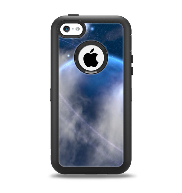 The Vivid Lighted Halo Planet Apple iPhone 5c Otterbox Defender Case Skin Set