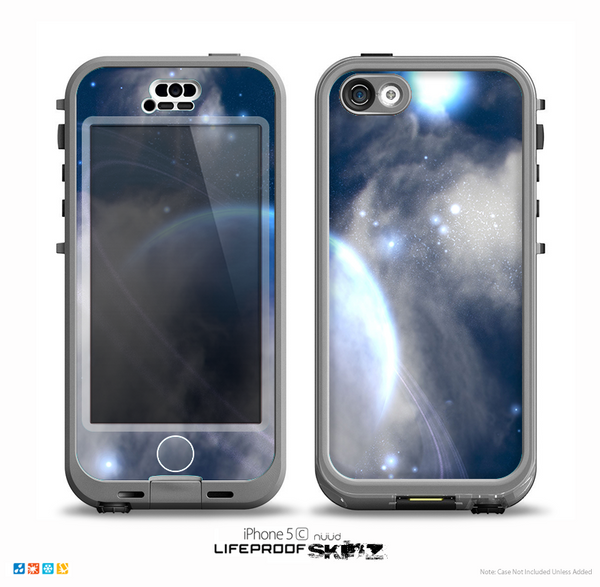 The Vivid Lighted Halo Planet Skin for the iPhone 5c nüüd LifeProof Case