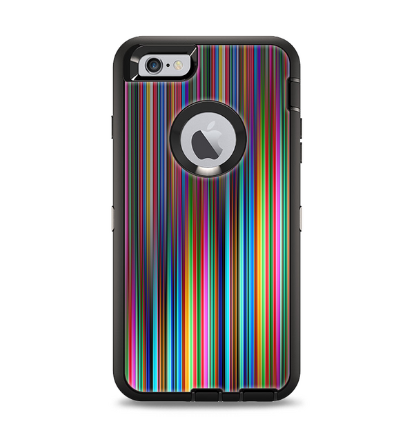 The Vivid Multicolored Stripes Apple iPhone 6 Plus Otterbox Defender Case Skin Set
