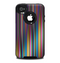 The Vivid Multicolored Stripes Skin for the iPhone 4-4s OtterBox Commuter Case