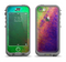 The Vivid Neon Colored Texture Apple iPhone 5c LifeProof Nuud Case Skin Set