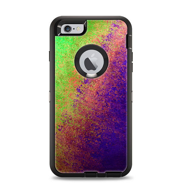 The Vivid Neon Colored Texture Apple iPhone 6 Plus Otterbox Defender Case Skin Set