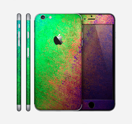 The Vivid Neon Colored Texture Skin for the Apple iPhone 6 Plus