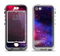 The Vivid Pink Galaxy Lights Apple iPhone 5-5s LifeProof Nuud Case Skin Set