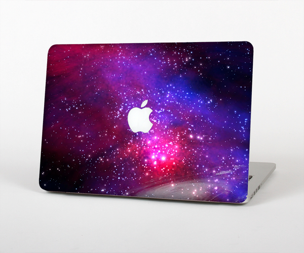 The Vivid Pink Galaxy Lights Skin Set for the Apple MacBook Pro 15"