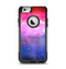 The Vivid Pink and Blue Space Apple iPhone 6 Otterbox Commuter Case Skin Set