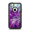 The Vivid Purple Flower Apple iPhone 5c Otterbox Defender Case Skin Set