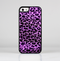 The Vivid Purple Leopard Print Skin-Sert Case for the Apple iPhone 5/5s