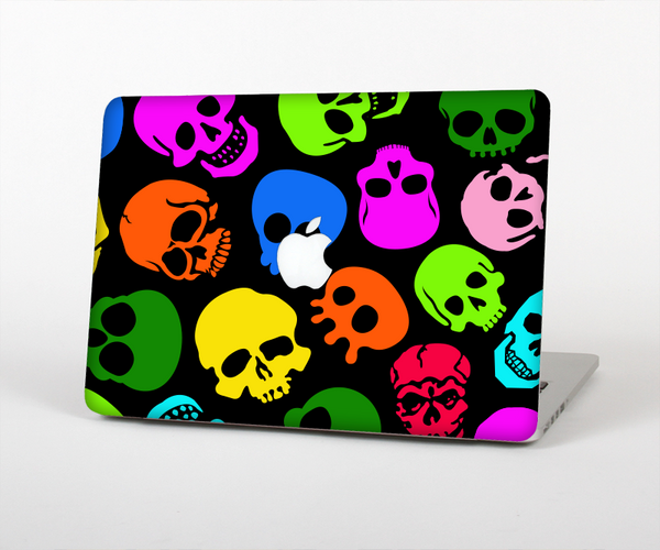 The Vivid Vector Neon Skulls Skin Set for the Apple MacBook Pro 15"
