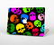 The Vivid Vector Neon Skulls Skin Set for the Apple MacBook Pro 13" with Retina Display