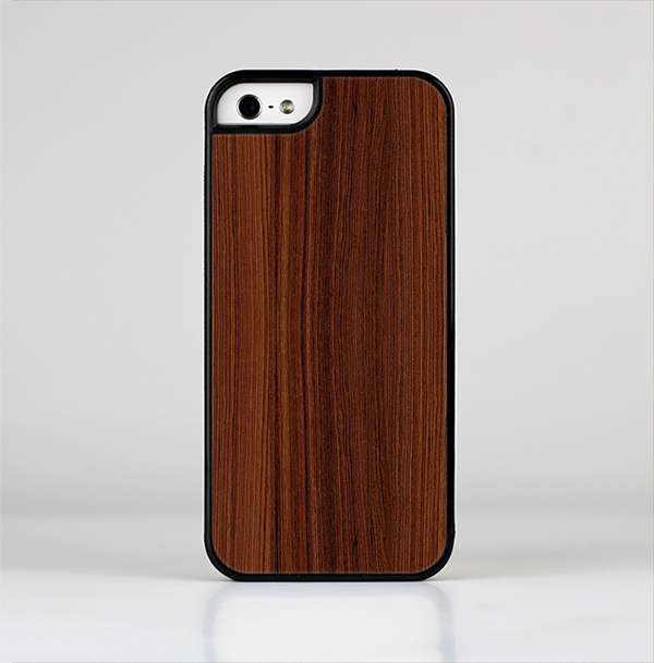 The Walnut WoodGrain V3 Skin-Sert Case for the Apple iPhone 5/5s