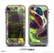 The Warped Colorful Layer-Circles Skin for the iPhone 5c nüüd LifeProof Case