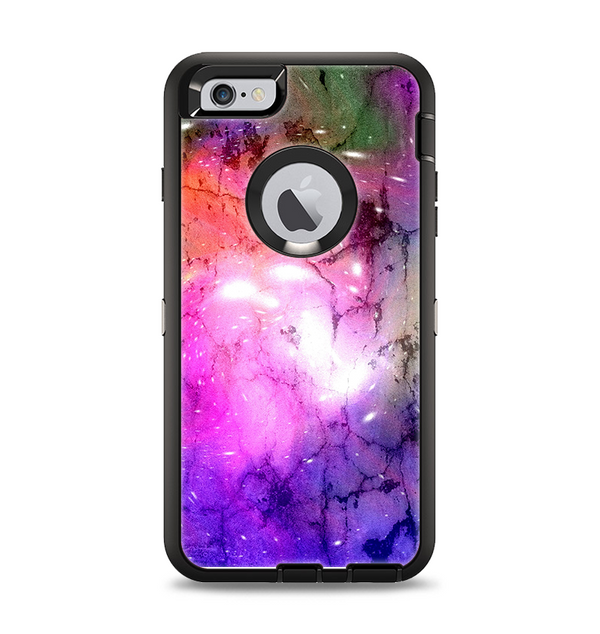The Warped Neon Color-Splosion Apple iPhone 6 Plus Otterbox Defender Case Skin Set