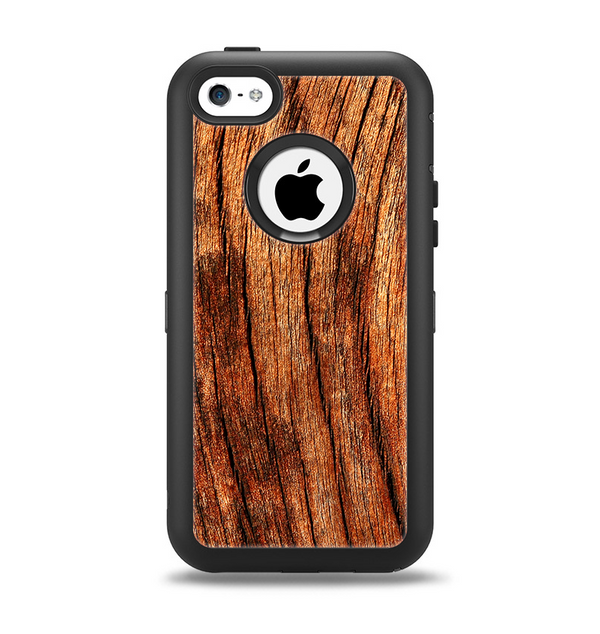 The Warped Wood Apple iPhone 5c Otterbox Defender Case Skin Set