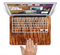 The Warped Wood Skin Set for the Apple MacBook Pro 13" with Retina Display