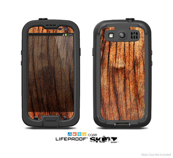 The Warped Wood Skin For The Samsung Galaxy S3 LifeProof Case