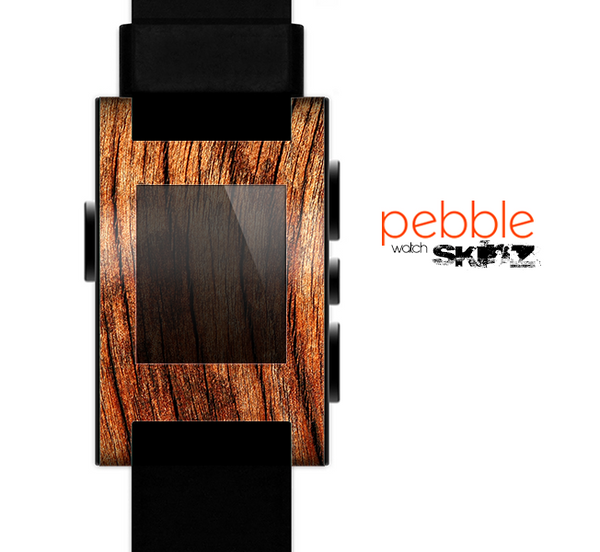 The Warped Wood Skin for the Pebble SmartWatch