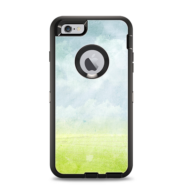 The Water-Color Painting of Meadow Apple iPhone 6 Plus Otterbox Defender Case Skin Set