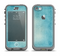 The WaterColor Blue Texture Panel Apple iPhone 5c LifeProof Nuud Case Skin Set
