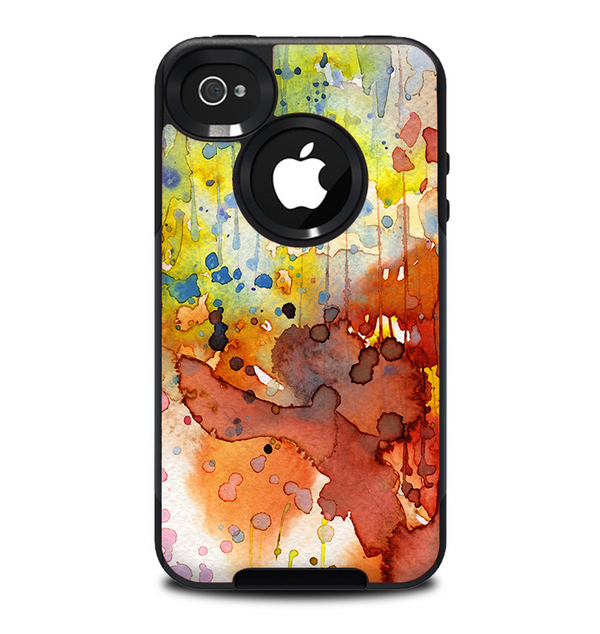 The WaterColor Grunge Setting Skin for the iPhone 4-4s OtterBox Commuter Case