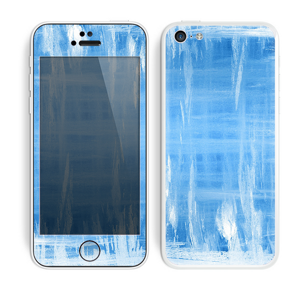 The Water Color Ice Window Skin for the Apple iPhone 5c