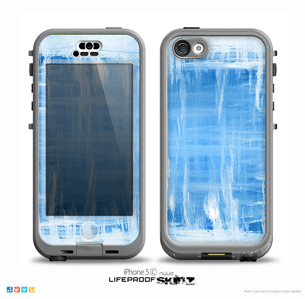 The Water Color Ice Window Skin for the iPhone 5c nüüd LifeProof Case