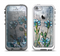 The Watercolor Blue Vintage Flowers Apple iPhone 5-5s LifeProof Fre Case Skin Set