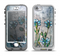 The Watercolor Blue Vintage Flowers Apple iPhone 5-5s LifeProof Nuud Case Skin Set