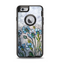 The Watercolor Blue Vintage Flowers Apple iPhone 6 Otterbox Defender Case Skin Set