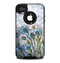 The Watercolor Blue Vintage Flowers Skin for the iPhone 4-4s OtterBox Commuter Case