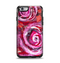 The Watercolor Bright Pink Floral Apple iPhone 6 Otterbox Symmetry Case Skin Set