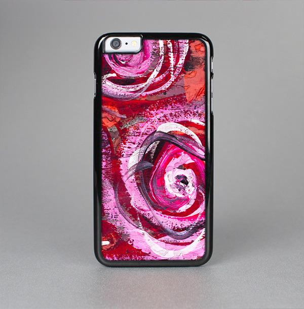 The Watercolor Bright Pink Floral Skin-Sert Case for the Apple iPhone 6 Plus
