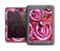 The Watercolor Bright Pink Floral Apple iPad Mini LifeProof Fre Case Skin Set