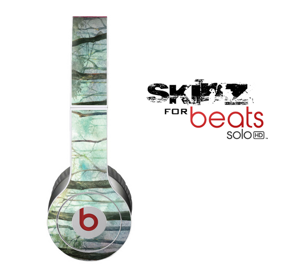 The Watercolor Glowing Sky Forrest Skin for the Beats by Dre Solo-Solo HD Headphones