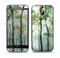 The Watercolor Glowing Sky Forrest Skin for the HTC One M8