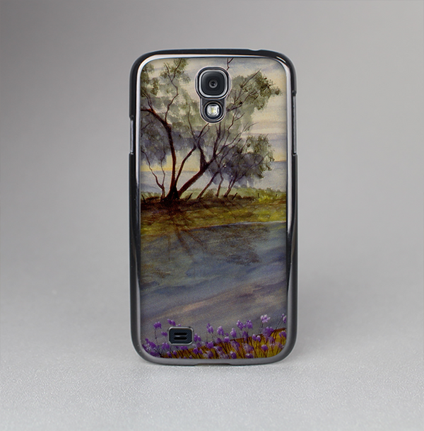 The Watercolor River Scenery Skin-Sert Case for the Samsung Galaxy S4