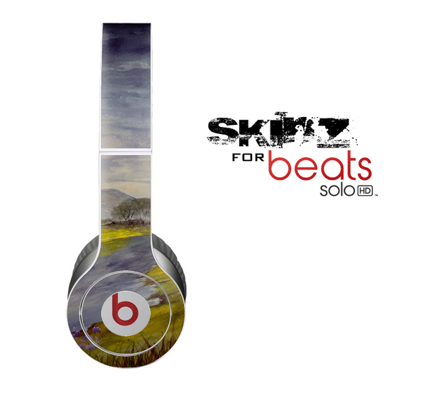 The Watercolor River Scenery Skin for the Beats by Dre Solo-Solo HD Headphones