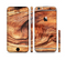 The Wavy Bright Wood Knot Sectioned Skin Series for the Apple iPhone 6