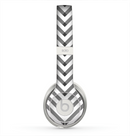 The White & Black Sketch Chevron Skin for the Beats by Dre Solo 2 Headphones