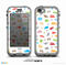 The White & Colorful Travel Collage Pattern Skin for the iPhone 5c nüüd LifeProof Case