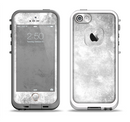 The White Cracked Rock Surface Apple iPhone 5-5s LifeProof Fre Case Skin Set