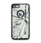 The White Cracked Woven Texture Apple iPhone 6 Plus Otterbox Defender Case Skin Set