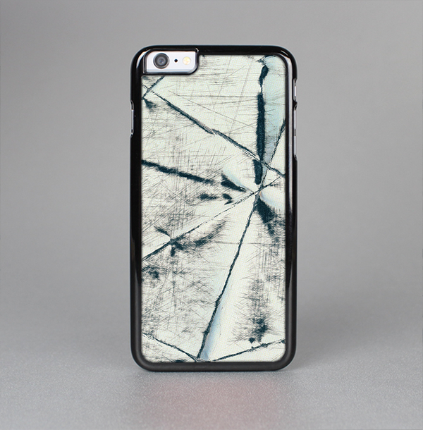 The White Cracked Woven Texture Skin-Sert Case for the Apple iPhone 6