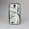 The White Cracked Woven Texture Skin-Sert Case for the Samsung Galaxy S4
