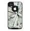 The White Cracked Woven Texture Skin for the iPhone 4-4s OtterBox Commuter Case