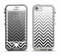 The White & Gradient Sharp Chevron Apple iPhone 5-5s LifeProof Nuud Case Skin Set