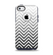 The White & Gradient Sharp Chevron Apple iPhone 5c Otterbox Commuter Case Skin Set