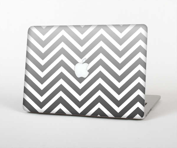 The White & Gradient Sharp Chevron Skin Set for the Apple MacBook Air 11"
